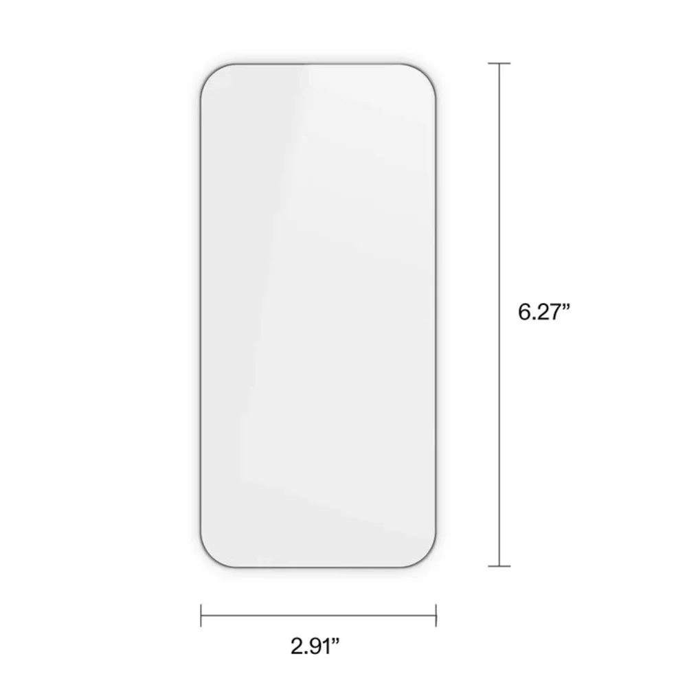 onn Durable Corning Ultimate Protection iPhone 16 Pro Max Glass Screen Protector